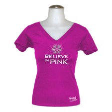 Believe in Pink V-Neck Shirt